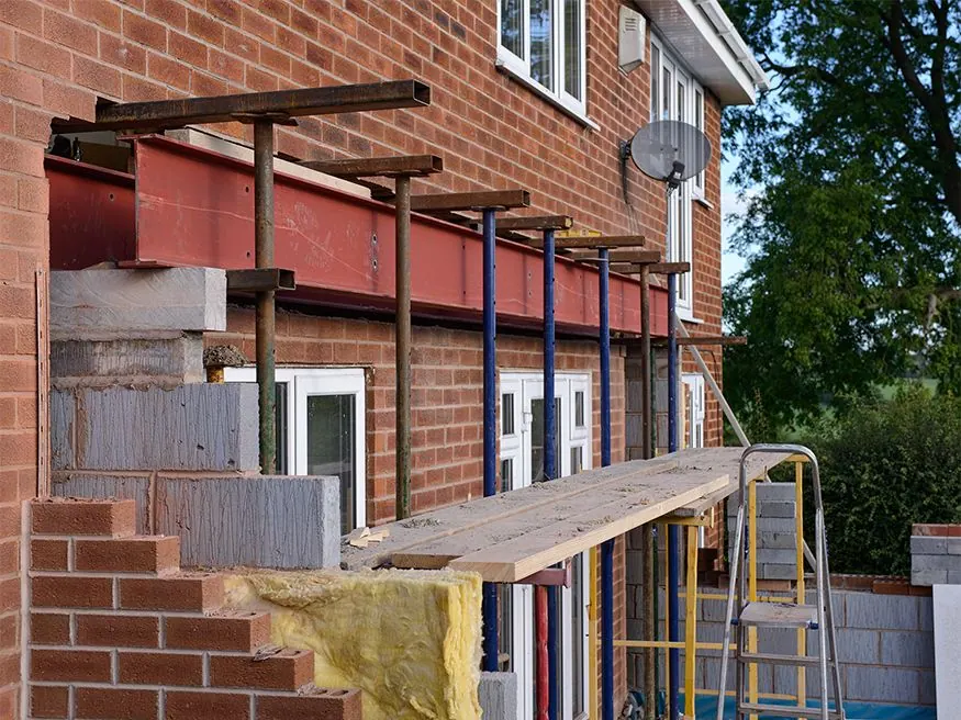 Building regulation drawings for extensions
